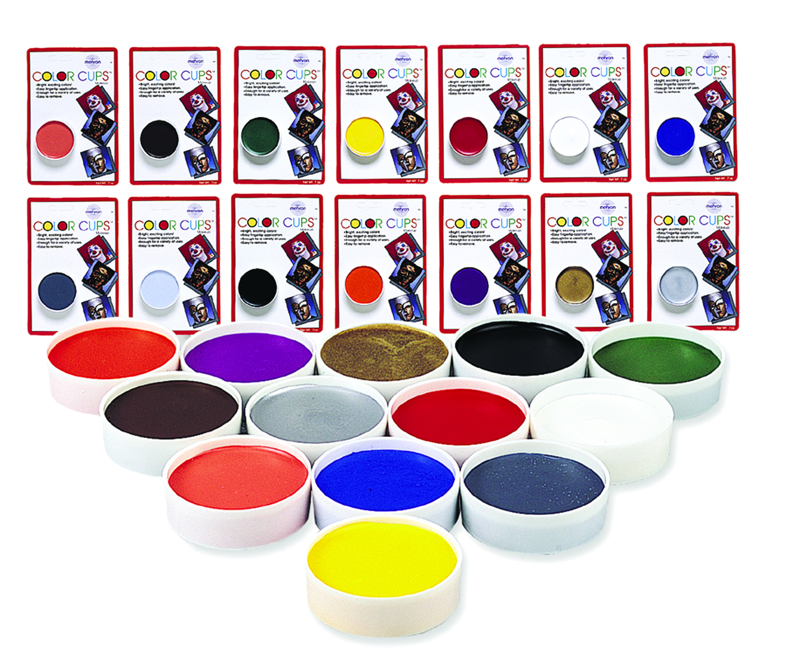 Mehron Makeup Color Cups (.5 oz) (GOLD) - $39.03