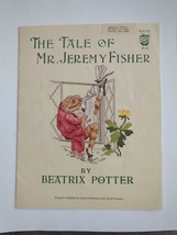 Green Apple Cross Stitch Booklet Beatrix Potter Tale of Mr. Jeremy Fisher 1983 - £11.38 GBP