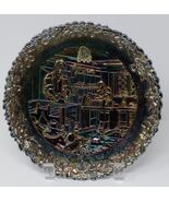 Fenton 1979 Amethyst Carnival Glass Cabinetmaker Collector&#39;s Plate No. 10 - €16,78 EUR