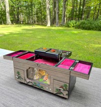Vintage Japanese Lacquered Wood Musical Jewelry Box | Handmade Keepsake ... - $1,921.48 MXN