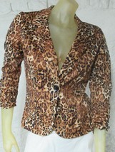Cheetah Blazer Size L - £11.37 GBP