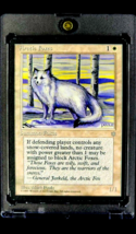 1995 MTG Magic the Gathering Ice Age #2 Arctic Foxes White Vintage Card WOTC - £1.56 GBP