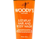 Woody&#39;s Just 4Play Hair &amp; Body Wash Sulfate-Free 8 oz - £12.33 GBP