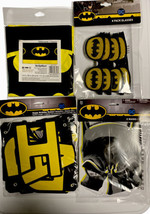 BATMAN Happy Birthday Party Pack Glasses, mask, banner &amp; Table cloth NIP - £10.25 GBP