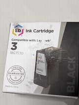 LD 18C1530 3 Black Ink Cartridge for Lexmark X2480 X2580 X3480 X3580 X45... - $19.88