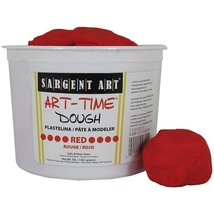 Sargent Art 3-Pound Art-Time Dough, Red, Non-Toxic, Very Malleable, Adaptable, E - £25.96 GBP