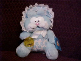 0&quot; Babykins Garfield Blue Plush Toy With Pacifier and Tags Fun Farm By Dakin - £78.63 GBP