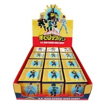 My Hero Academia Hero Sours Candy In Embossed Metal Tin Box of 12 NEW SEALED - £41.62 GBP