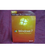 Microsoft Windows 7 Home Premium Upgrade Family Pack For 3 PCs 32 &amp; 64 B... - £70.29 GBP