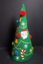 Needlepoint Christmas Tree Vintage - £38.92 GBP
