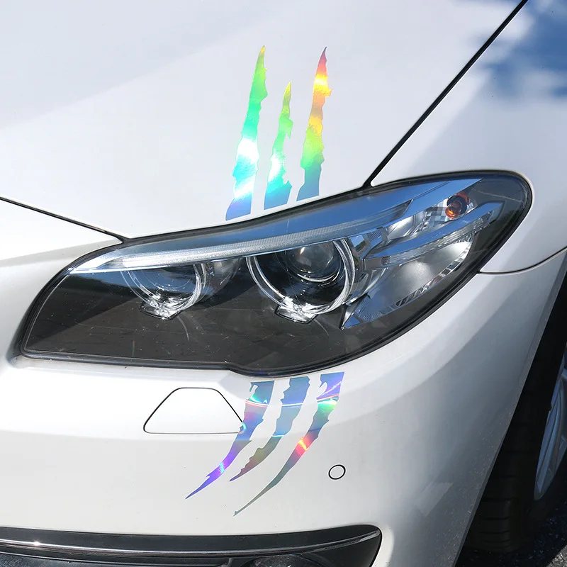 New 1pcs Claw Marks Headlight Decal Car Sticker  Claw Marks Car Headligh... - $43.84