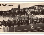 US Tours Vintage Vecchio Cartolina Tramways Di Basle Svizzera Militare L... - $4.49