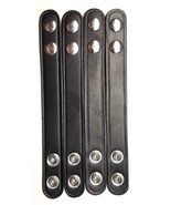 Leather Silver Snap Keeper Loops (set of 4) for Police Duty Belt - $372.94 MXN