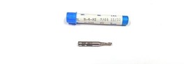 7/64&quot; (.1093&quot;) 2 Flute High Speed Steel End Mill Putnam 91486 B-4-AS - $14.89