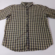 Columbia AM8022 Shirt Men's L Yellow & Gray Pocket Button Down Long Sleeve Shirt image 7