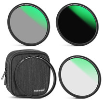 Neewer 82mm Magnetic ND1000 MCUV CPL Lens Filter Kit and Magnetic Adapte... - $85.99