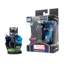 Marvel Superama Black Panther Vibranium Glow Suit Collectible Diorama - £22.05 GBP