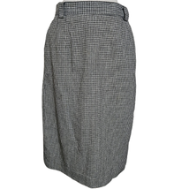 Black and White Gingham Midi Pencil Skirt Size 14 - £35.04 GBP