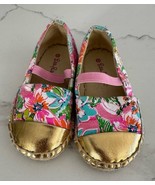 Lilly Pulitzer x Target Nosie Posey Espadrilles Shoes toddler Girls Size 6 - $15.00