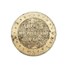 Vintage 1968 Shell Oil Gas Mr President Coin Game Ulysses Grant - £16.26 GBP