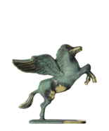 Greek Pegasus statue from brass  10cm  x 9cm - £36.41 GBP