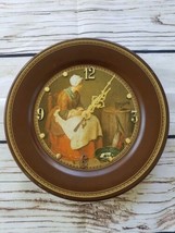 VTG 70s Ohio Art Company Tin Plate The Kitchen Maid Wall Clock - £23.36 GBP
