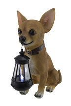 Zeckos Little Light Keeper Chihuahua Statue and LED Lantern - $69.29
