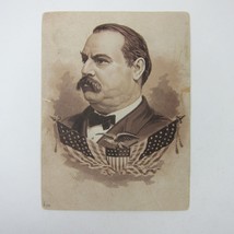 Grover Cleveland Portrait 1888 Presidential Election Campaign Print Anti... - £23.97 GBP