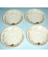 Gien Sologne SET/4 Breakfast Saucer SET/4 (or Tidbit Plates) Duck Motif ... - $74.15