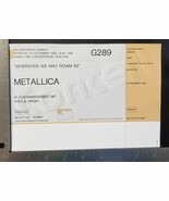 METALLICA - VINTAGE NOV. 18 1992 ZUERICH, SWITZERLAND MINT WHOLE CONCERT... - $30.00