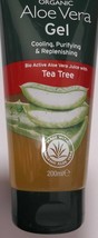 Aloevera gel cooling, purifying &amp; replenishing aloevera with tea tree 200ml - $12.90