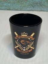 Vintage Baltimore Orioles Shot Glass 1995 Baseball MLB Black - £4.77 GBP