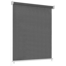  Outdoor Roller Blind 31.5&quot;x90.6&quot; Anthracite - $76.99