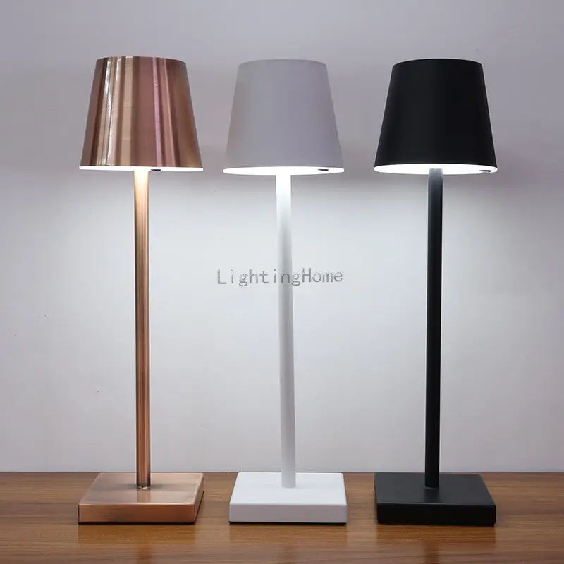 Nodic Table Lamp for Bedroom Floor Rechangeable USB Lighting Bar Hotel - $42.03