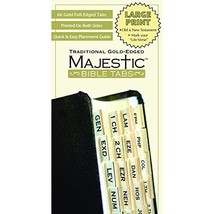 Majestic Bible Tabs, Traditional Gold, Large Print (Majestic Bible Tabs (Large P - $8.00