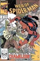 Web Of Spider-Man Comic Book #54 Marvel Comics 1989 Very FINE/NEAR Mint Unread - $2.75