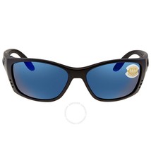 Costa Del Mar FS 01 OBMP Fisch Sunglasses Blackout Blue Mirror 580P Pola... - $213.00