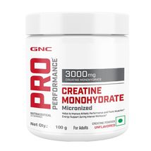GNC Pro Performance Creatine Monohydrate 100 gm 33 Servings Boosts Athle... - $26.99