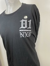 01 NXB LS TEE  Men&#39;s LONG SLEEVE Black / White T-Shirt NB-002343-045 SIZ... - £12.91 GBP