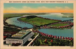 Washington Harbor and Potomac River Washington DC Postcard PC624 - $4.99