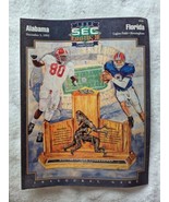 Inaugural 1992 SEC Football Championship Game Program Alabama vs Florida  - €24,87 EUR