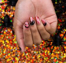 Color Street Nail Strips Hey Pumpkin Halloween Orange &amp; Black - $8.82