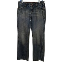DKNY Women&#39;s Distressed Mid Rise Boot Cut Jeans Size 12  - $27.40 CAD