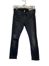 rag &amp; bone size 25 Steele destroyed black jeans - £19.76 GBP