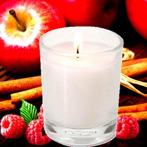 Apple Cinnamon Raspberry Scented Votive Candles Hand Poured Luxury Fragrance - $280.26 MXN - $355.25 MXN