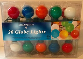 Trimmerry Multi Color Globe Party Light String - 20 Count - Indoor/Outdo... - £11.94 GBP