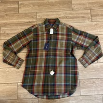 New NWT Ralph Lauren Plaid Colorful Button Up Long Sleeve Classic Fit Me... - $175.00