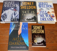 Sidney Sheldon Books LOT 5 1stEd Morning Noon Night Sky Falling Tell Me Dreams++ - $17.81