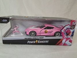 Jada Pink Power Ranger Toyota FT-1 Concpet Diecast New in Box with Figure - £13.96 GBP