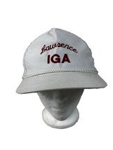 Vintage Snyder&#39;s IGA Grocery Store Snapback Trucker Hat White Cord Snapb... - £13.69 GBP